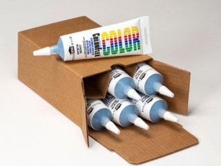 A case of ColorFlex 4-ounce tubes.