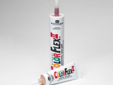 ColorFlex II adhesive sealant is available in 4-ounce tubes and 10.5-ounce cartridges.