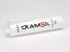 A 10.2-ounce cartridge of KamSil Silicone Sealant Adhesive.