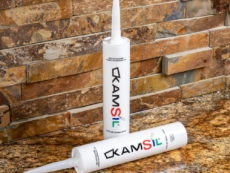 Cartridges of KamSil Silicone Sealant Adhesive.